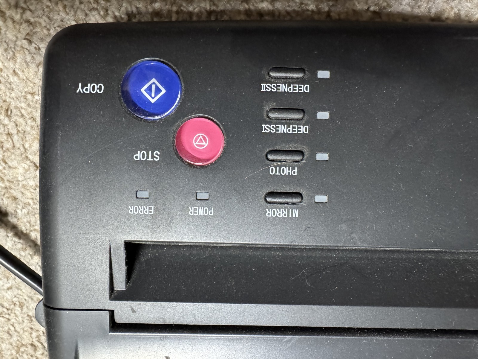Toec Technology 116F V5.3 Black Tattoo Stencil Machine Copier Printer