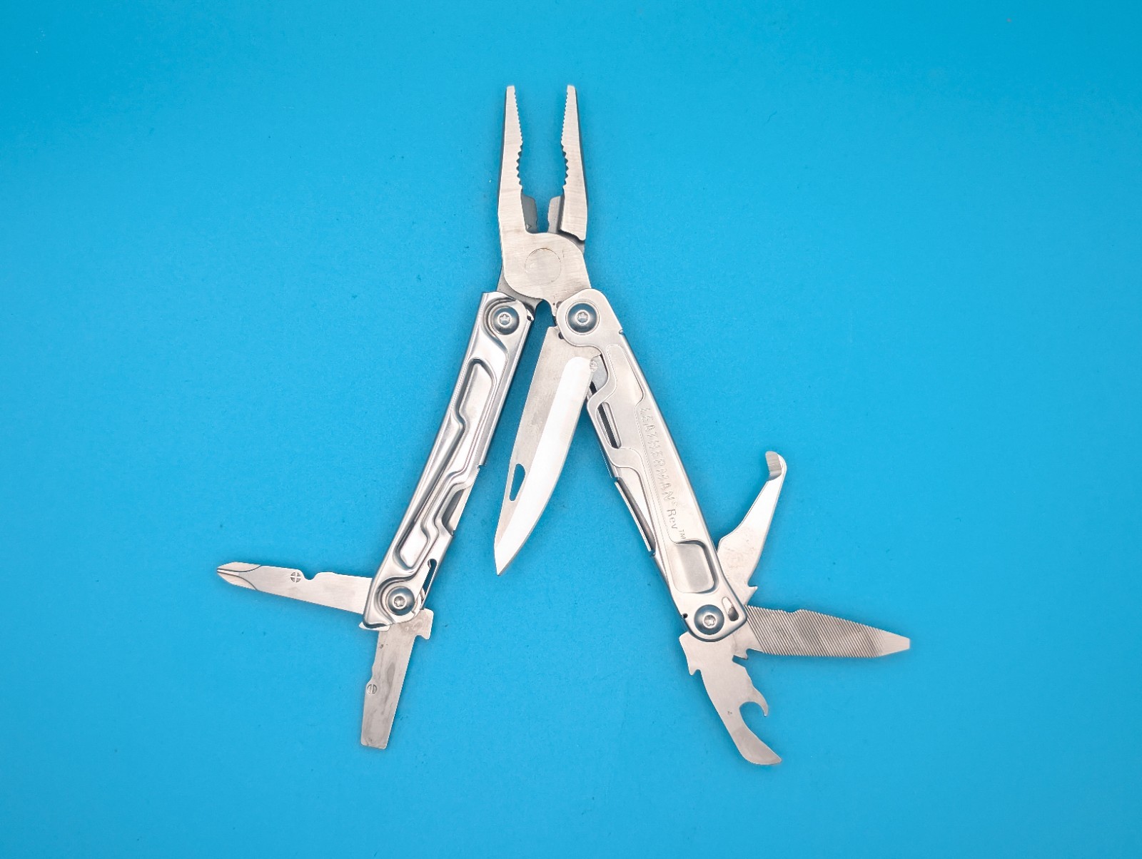 Leatherman Rev 3.8" Multi-Tool, Stainless!