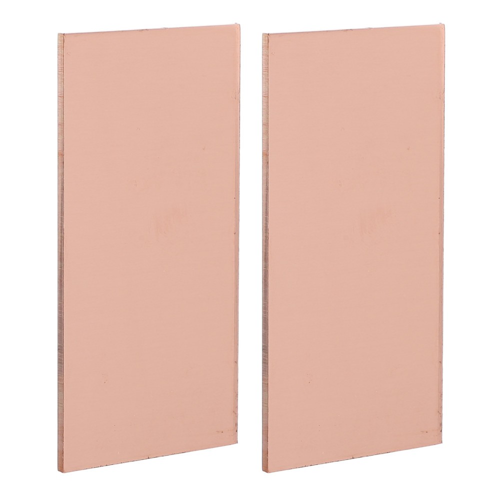 2Pcs Reusable Copper Heatsink Sheet Shims Rose Gold for Computer Cooling CPU GPU