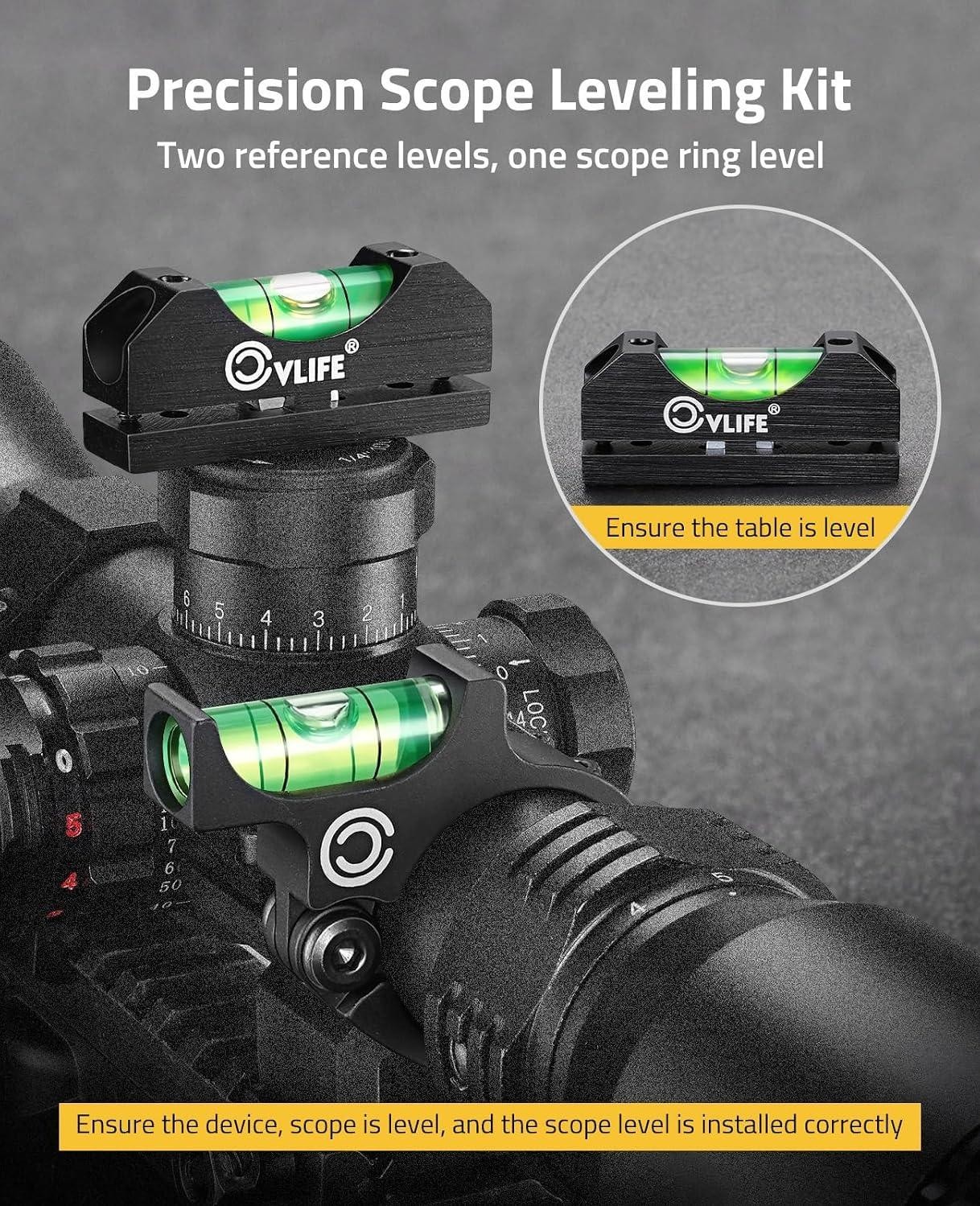 30mm Scope Level Anti-cant, 2 Magnetic Bubble Level for Precise | Scope Leveling