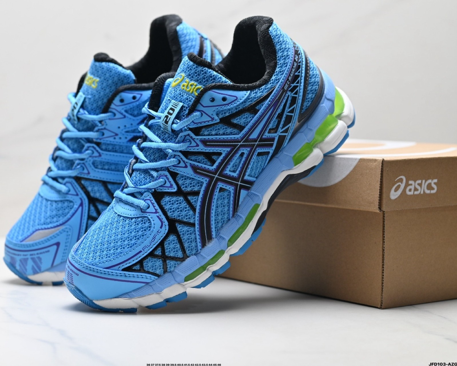 1203A388-400 Asics Gel-Kayano 20 Blue Neptune Black