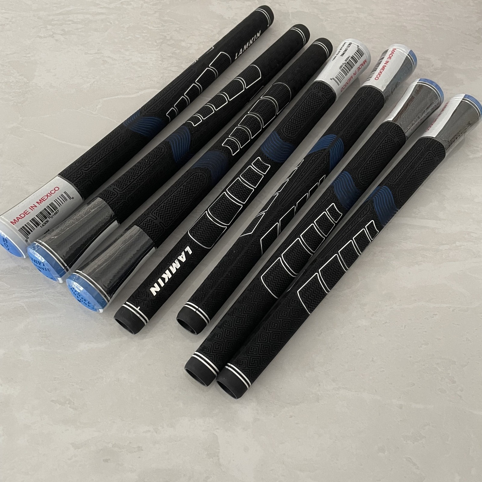 1/3/6/9PCS Top Grips Golf Club Swing Grips Lamkin Sonar Plus Midsize Black-Blue