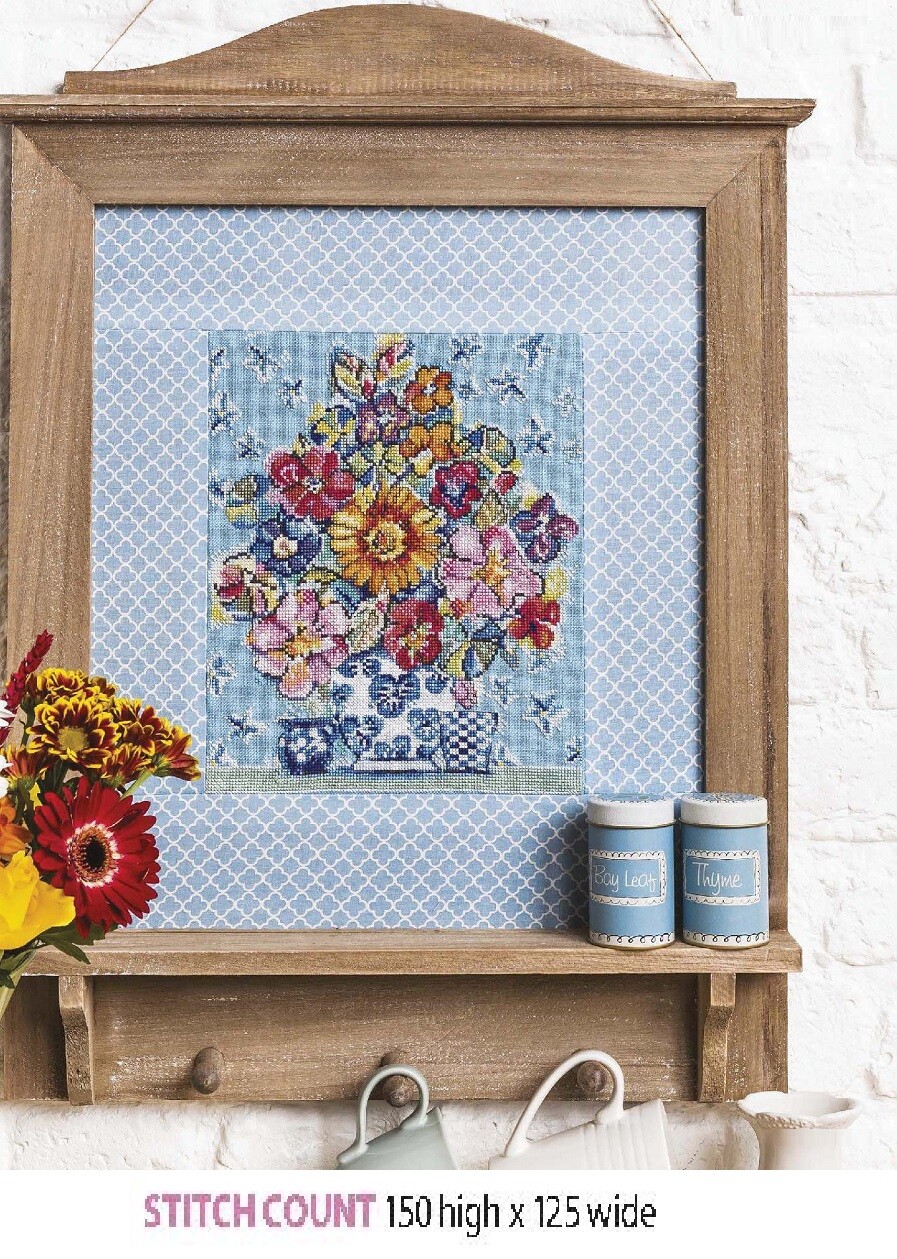BEAUTIFUL BLOOMS   CROSS STITCH PATTERN  ONLY   ALS - QA