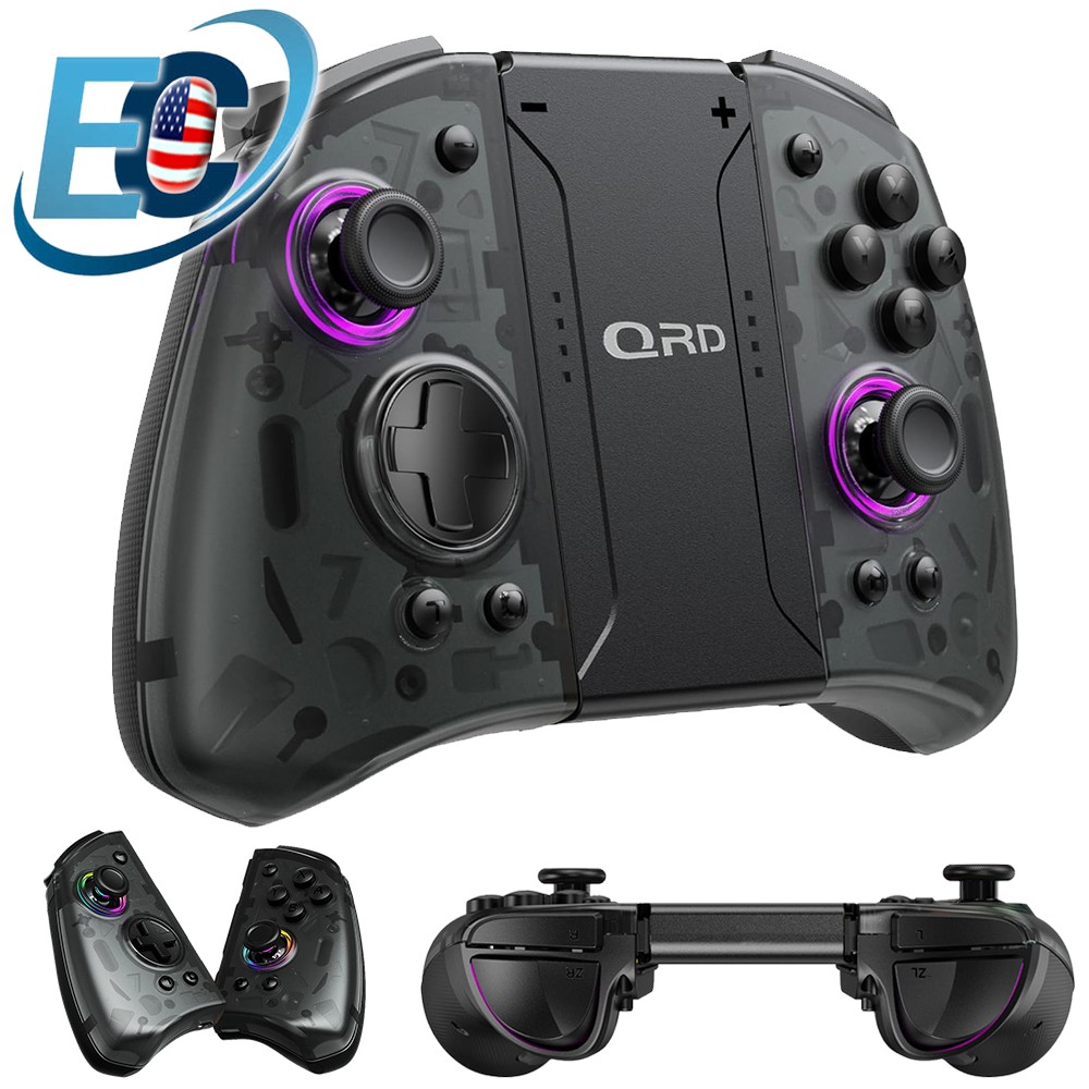 QRD Stellar T5 Wireless Controller Joy-pad for for Nintendo Switch Pro Lite OLED