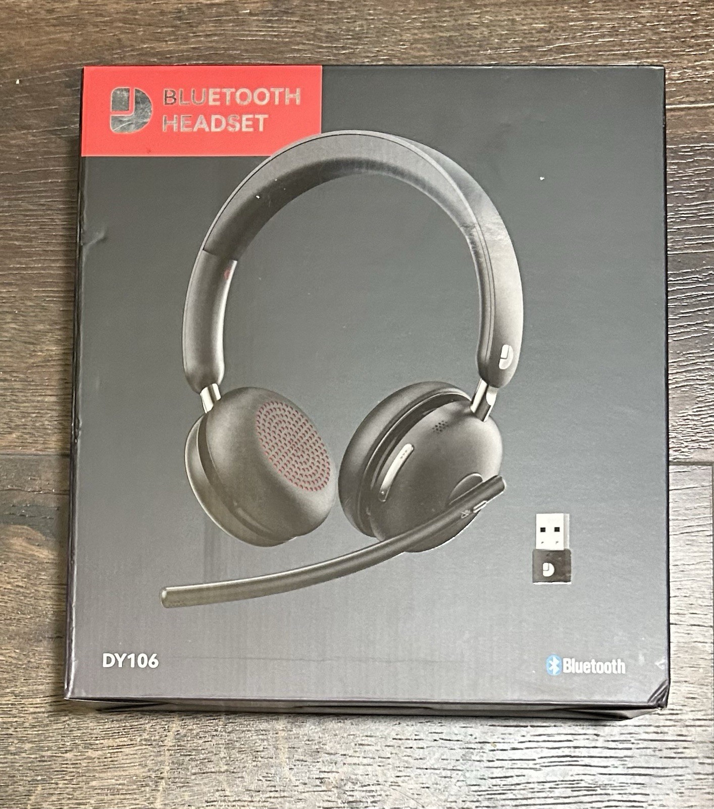 Dytole DY106 Bluetooth Wireless Headset with Mic USB Dongle for PC