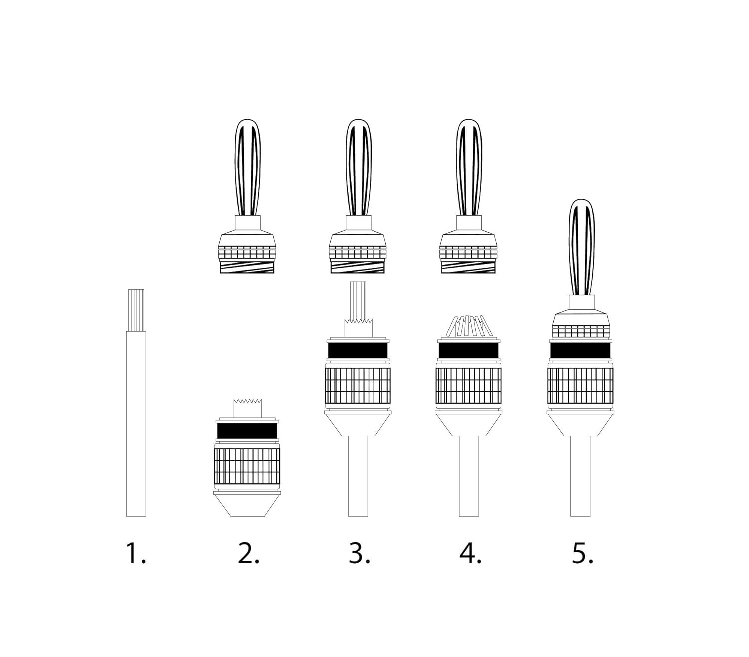 High-Performance 12-Pack Deadbolt Banana Plugs - Quick Install for Audio Systems