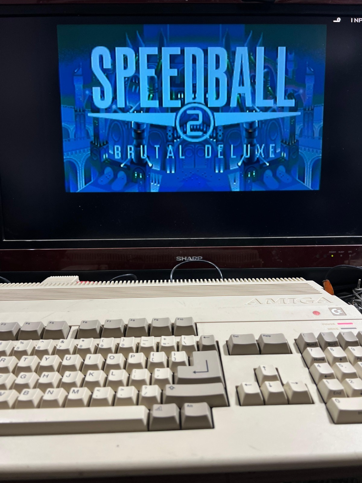 Commodore Amiga 500 A500 Home Computer Game Vintage