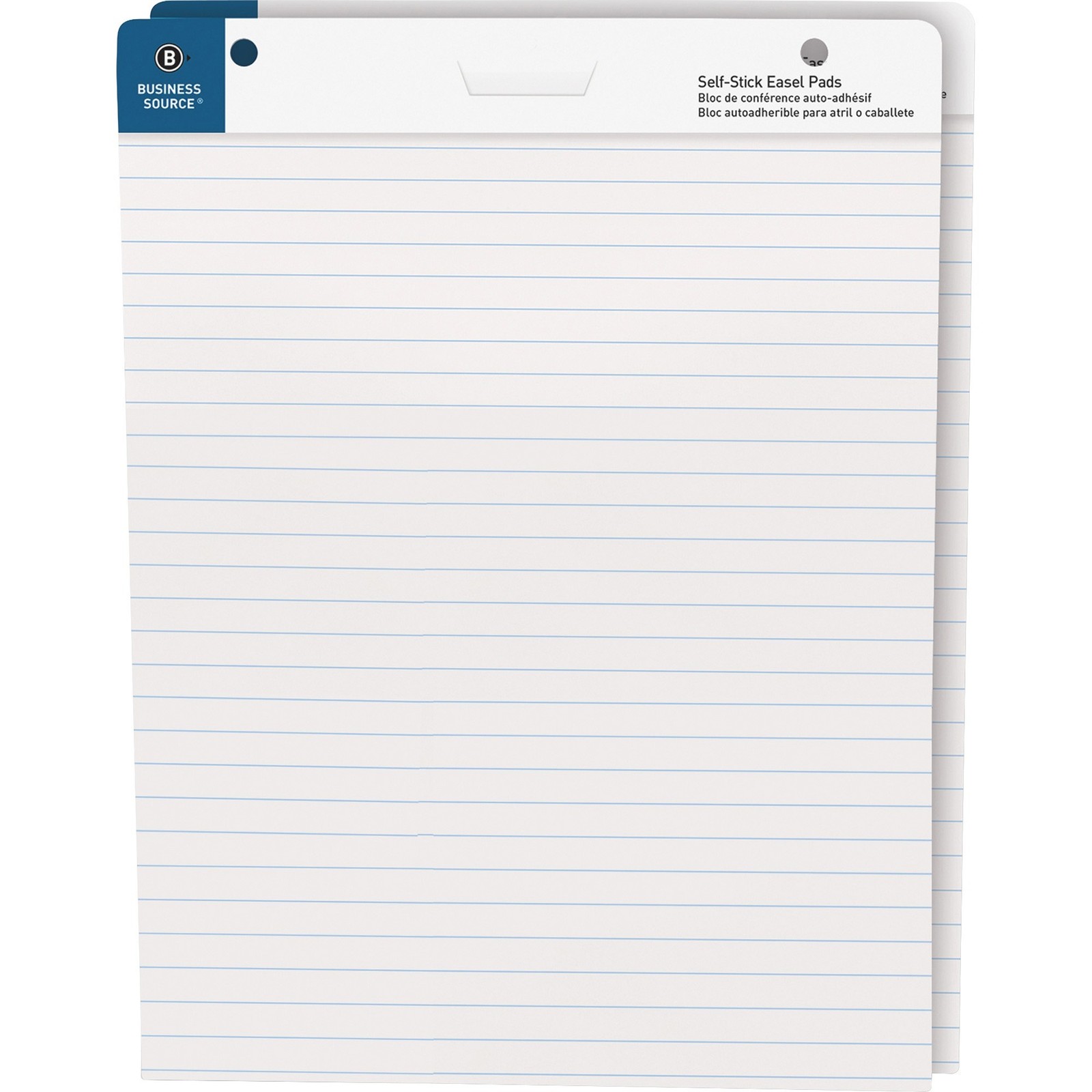 Business Source BSN38593 Lined Self-Stick Easel Pads 25"x30"