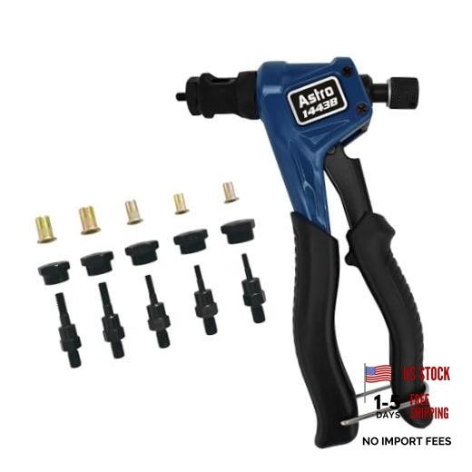 Astro Pneumatic Tool 1443B Professional SAE & Metric with Hand Rivet Nut Kit