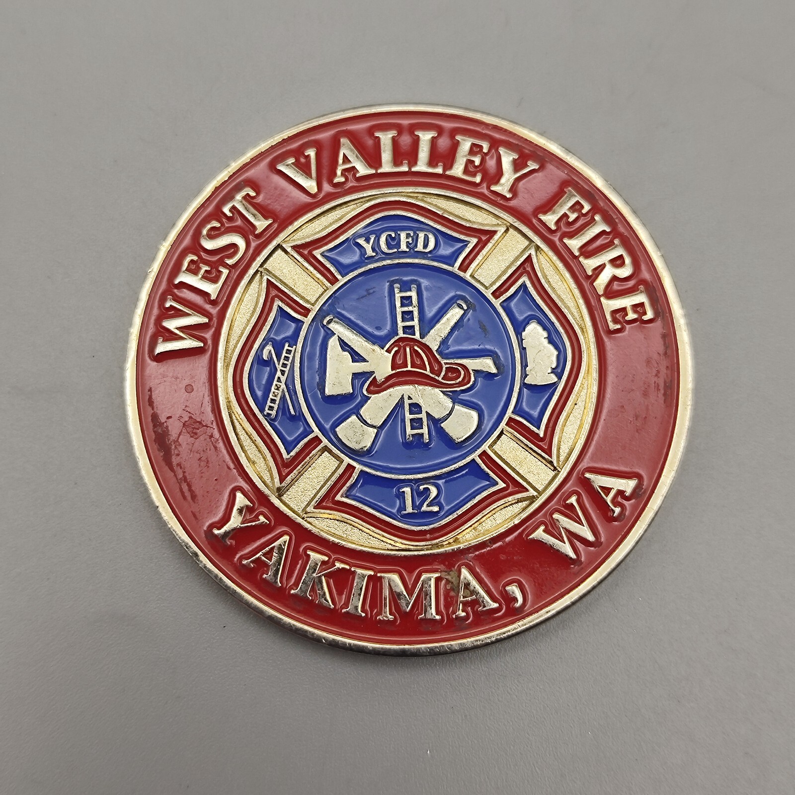 West Valley Fire Yakima,Wa Protecting&serving Our Community Challenge Coin