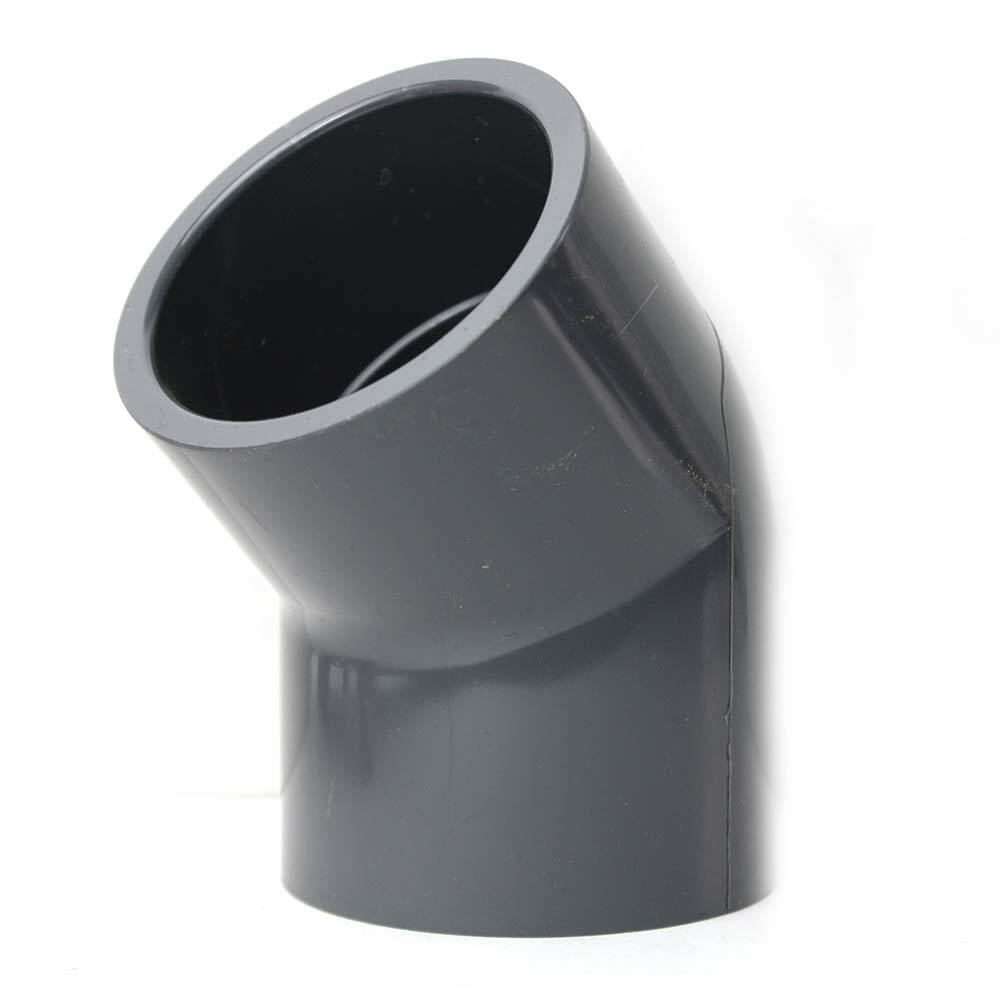 Thrifco 8214032 2 Inch Slip x Slip PVC 45 Degree Elbow Sch 80