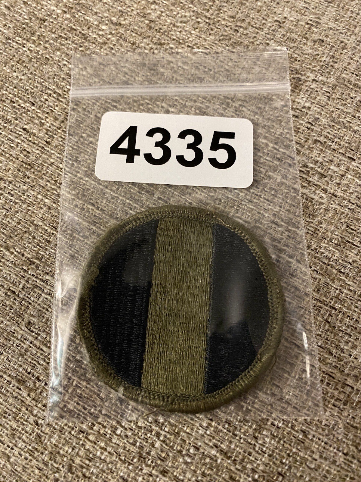 US Army Forces Command Round Subdued Patch FORSCOM INV4335