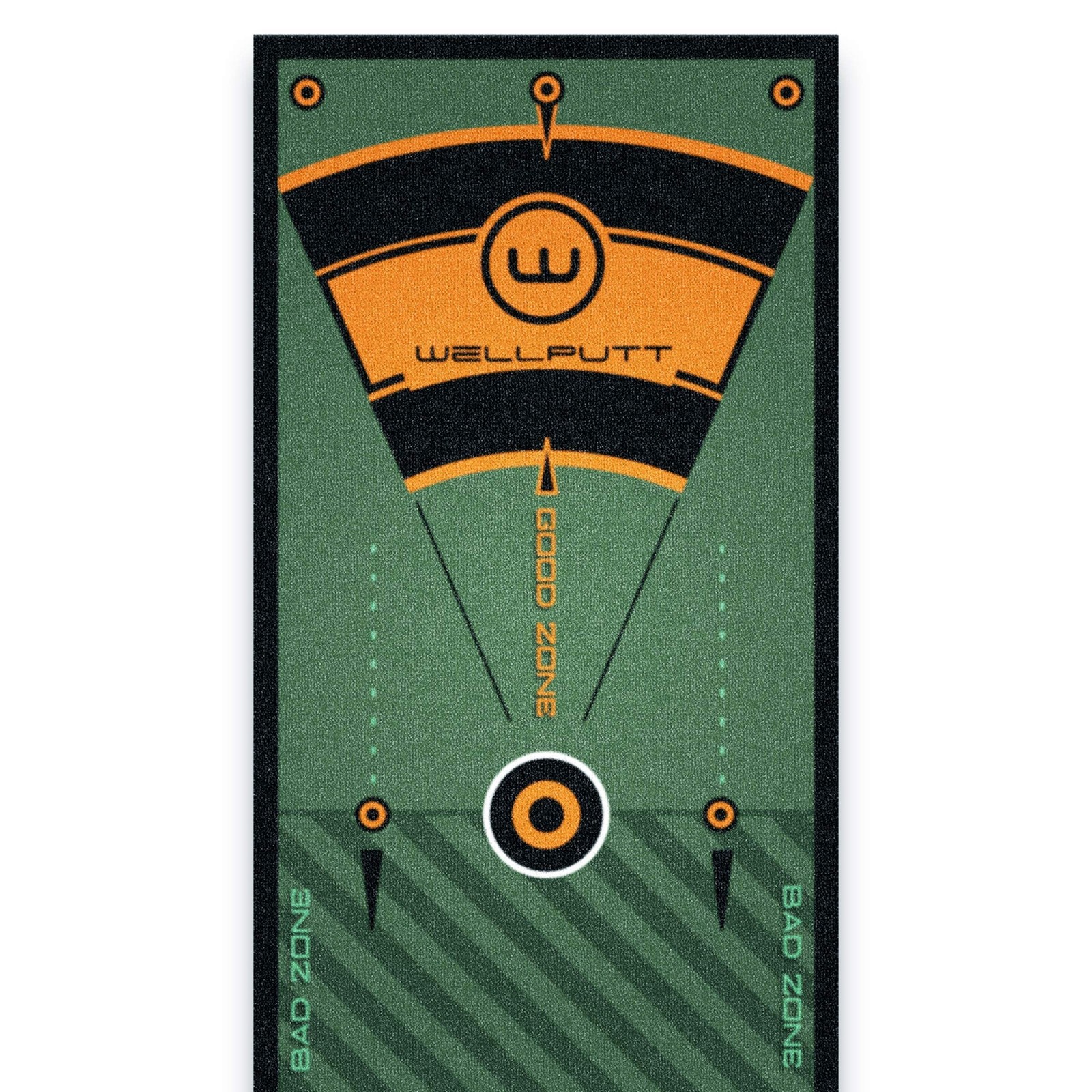 WELLPUTT - Golf Putting Training Mat - Classic Green 10ft