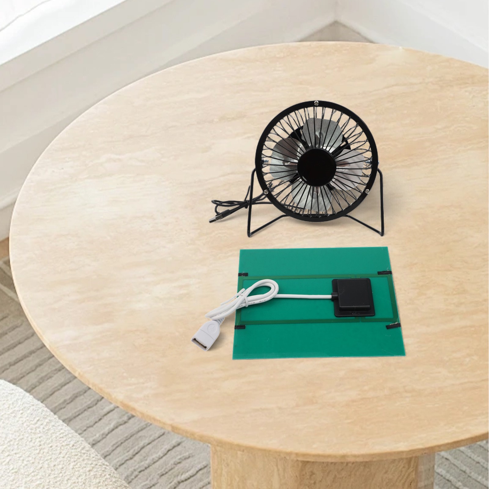 4 Inch 2 5W Solar Panel Fan Great for Enhancing Air Circulation Outdoors