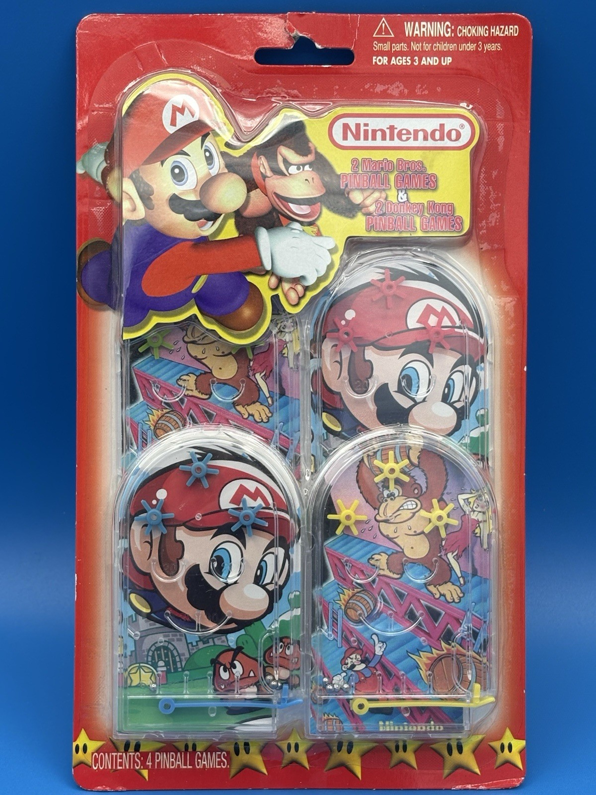 Mario & Donkey Kong Mini Pinball Games (2006) New/Sealed! Retro Vintage * Party