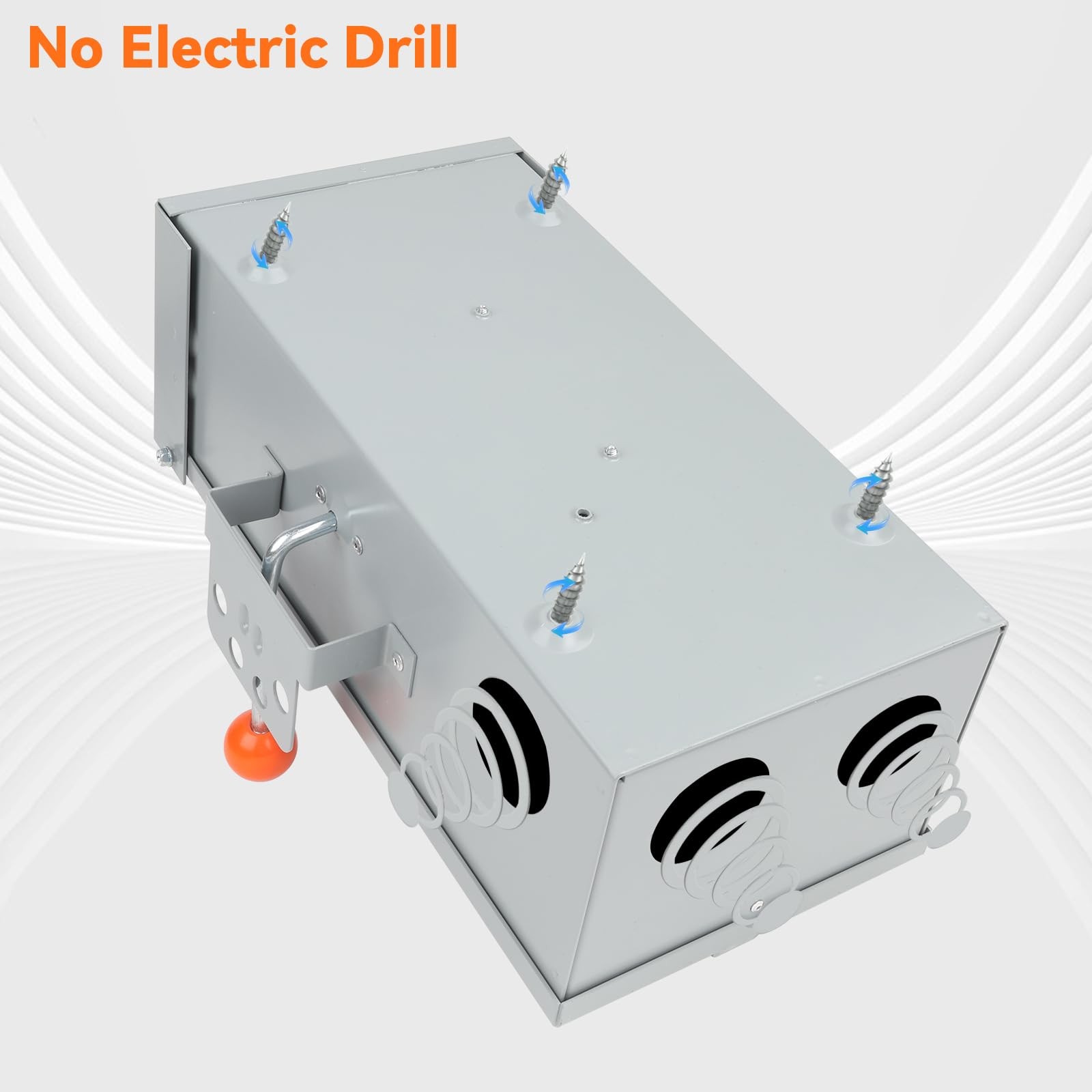 100A Generator Transfer Switch,24000W General-Duty Double-Throw Safety Switch...