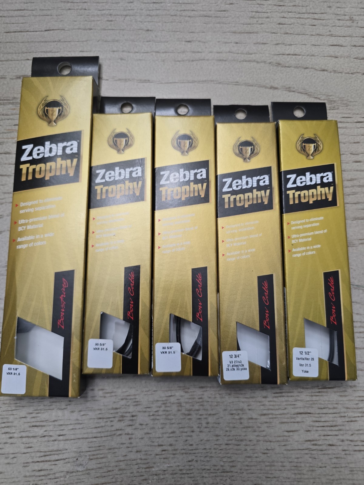 Mathews Zebra Trophy String, Cables, Yokes Set (5 Piece) For A Mathews VXR 31.5"