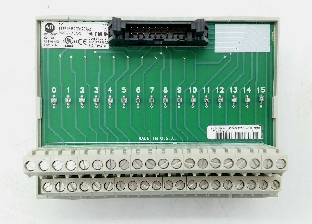 Allen-Bradley 1492-IFM20D120A-2 Interface Module with LEDS
