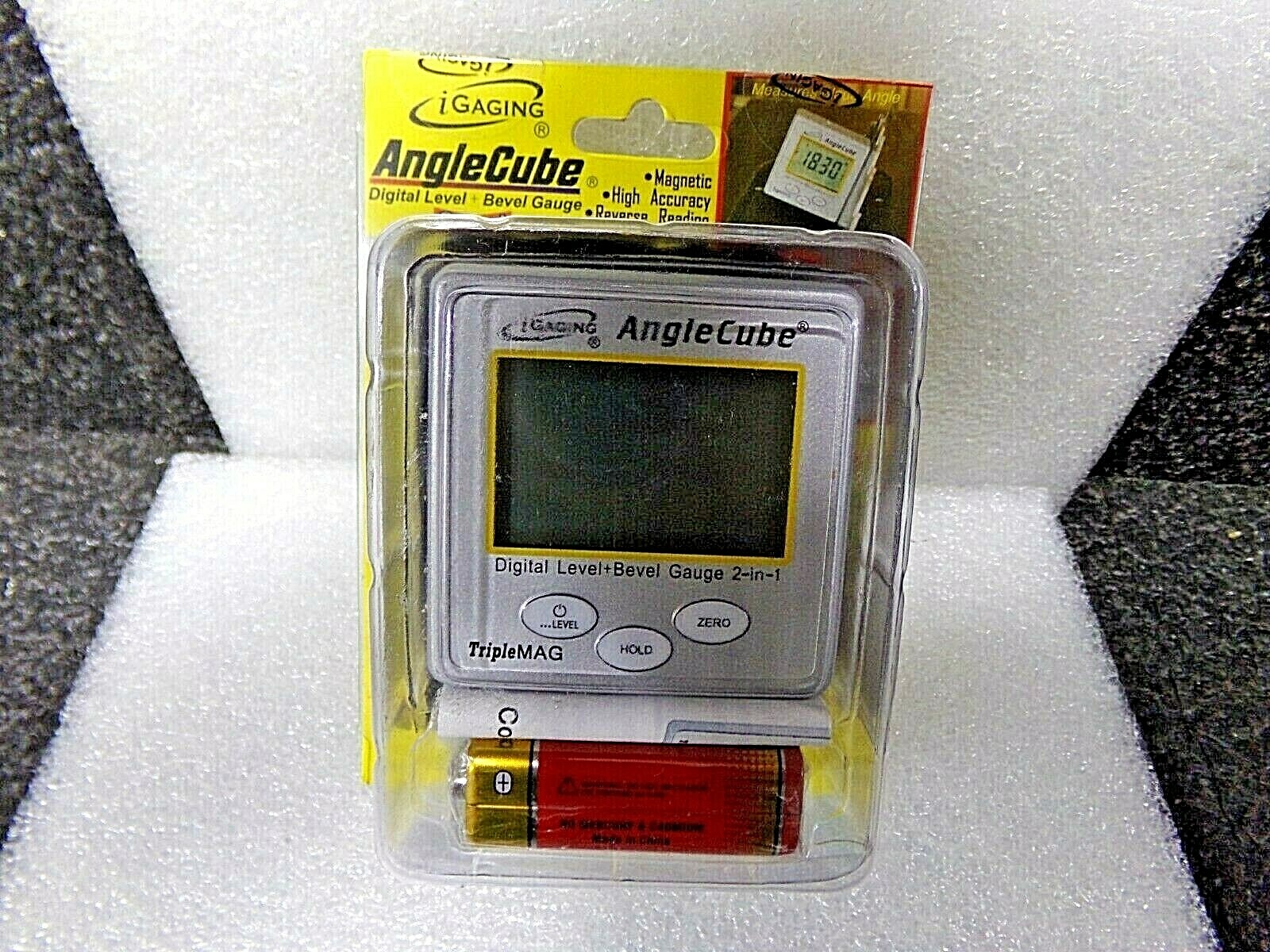 Angle Cube Digital Guage Angle & Level Sensor Bevel Electronic iGaging Anglecube