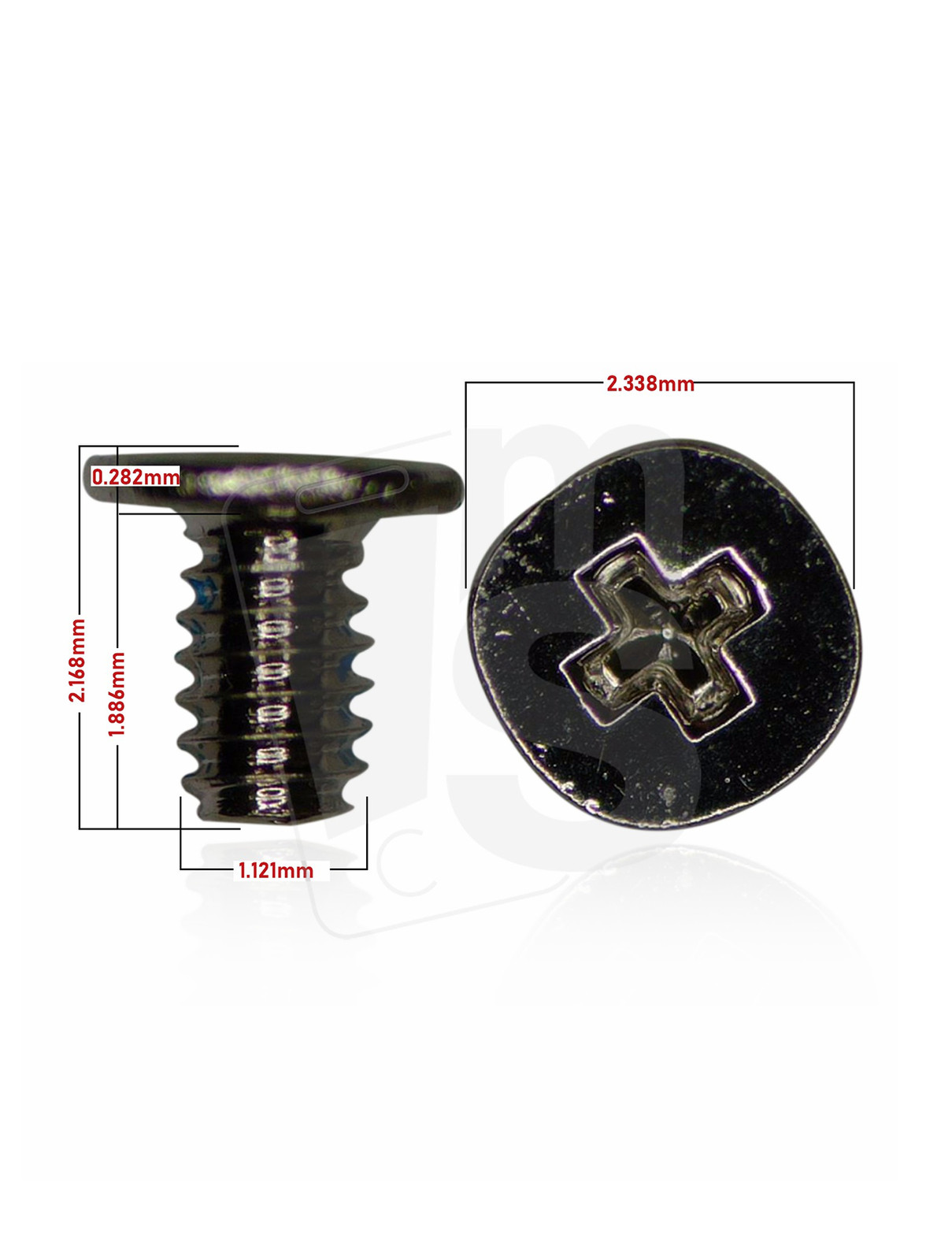 Replacement Screw Box 2.0 Refill [ 2D6 ] (100 Pack)