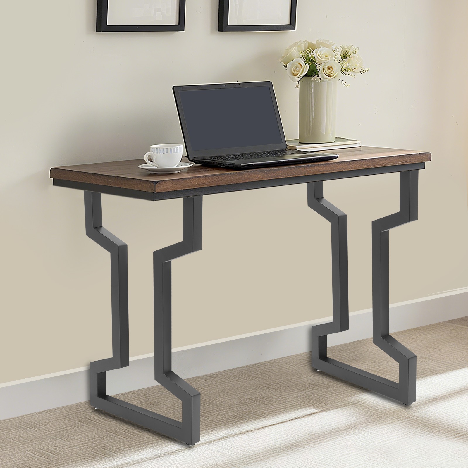 2PCS Steel Table Legs for Coffee & Dining Tables ?C 220.46lbs Capacity