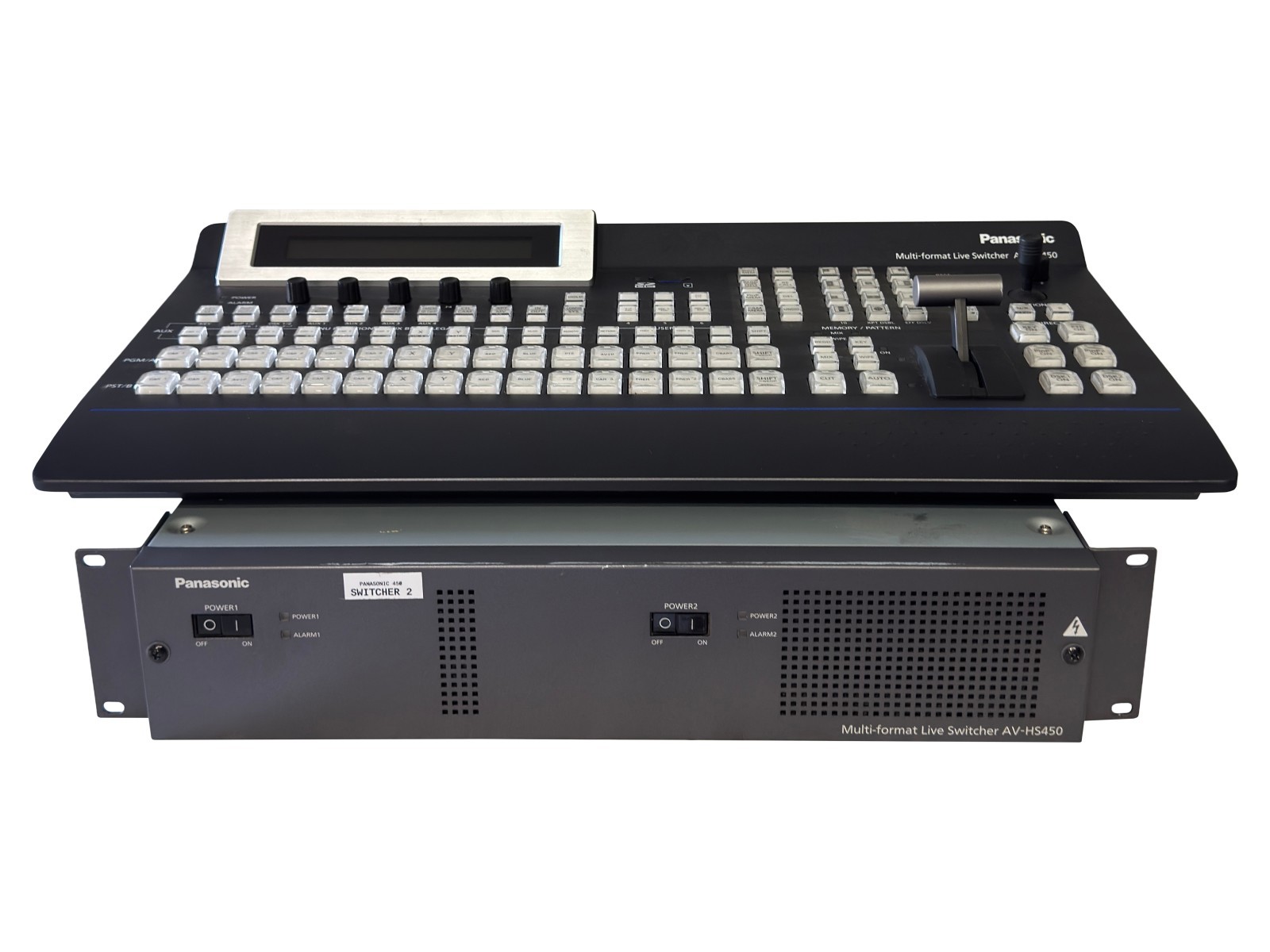 Panasonic AV‑HS450 Switcher + Control Panel + Dual PSU - Complete Broadcast Set