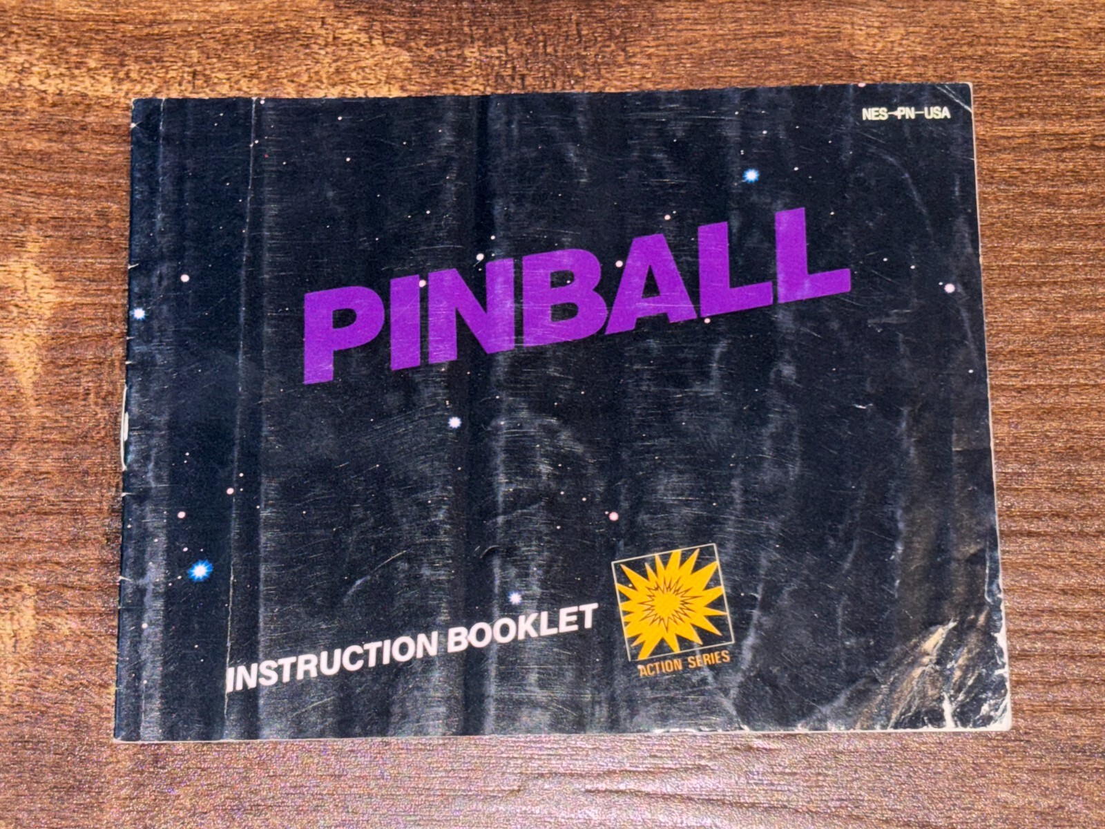Pinball Black Box Version Nintendo NES Instruction Manual Only