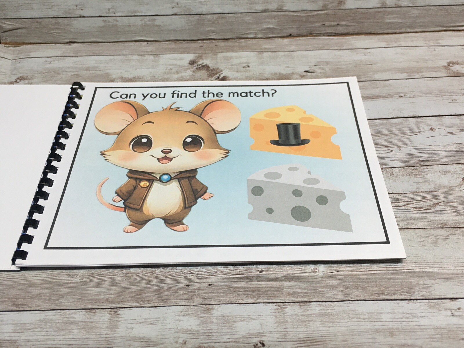 Interactive Learning Books for Children - Which Cheese