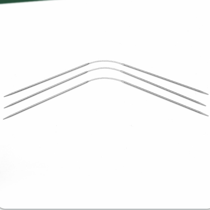 2 Pairs 2mm Mini Pointed Knitting Sweater Needle Set