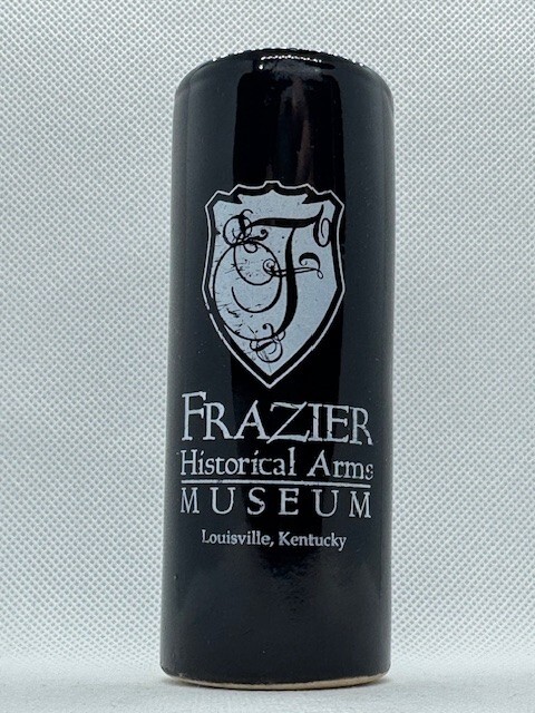 Frazier Historical Arms Museum Louisville Tall Black Ceramic Shot Glass