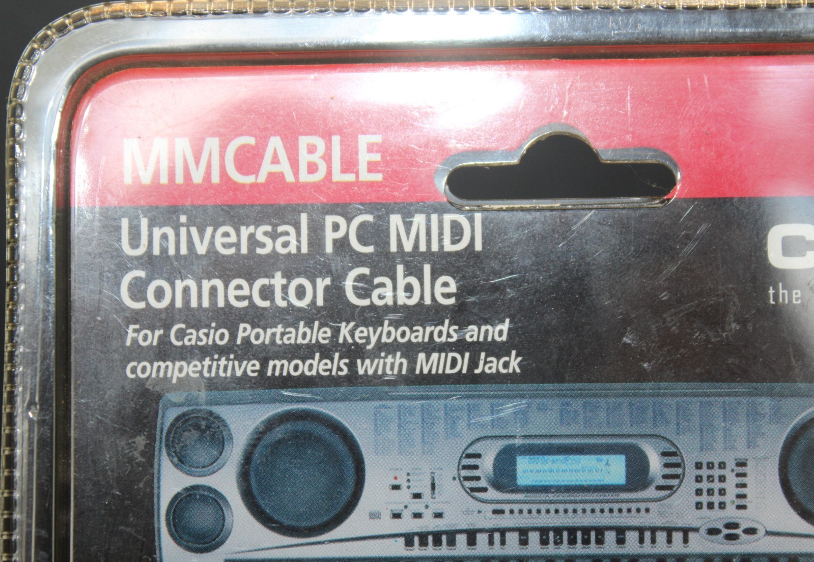 Casio MMCABLE Universal PC MIDI Connector Cable For Keyboards Sealed NOS