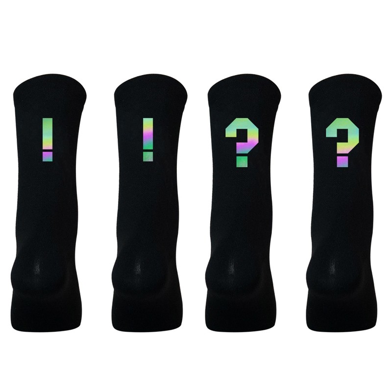 2 Pairs Reflective Road Cycling Riding Bicycle Bike XC MTB BMX Sport Ankle Socks