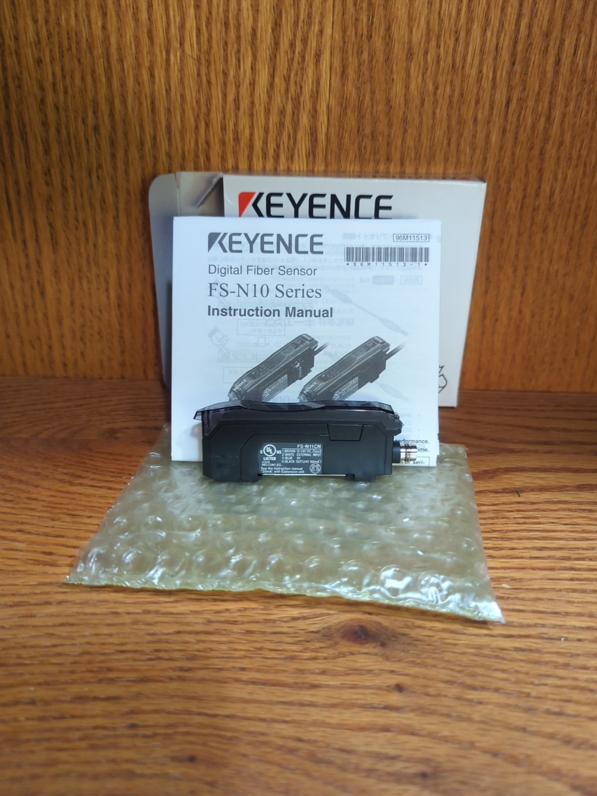 Keyence FS-N11CN Digital Fiber Optic Amplifier Sensor 12-24VDC