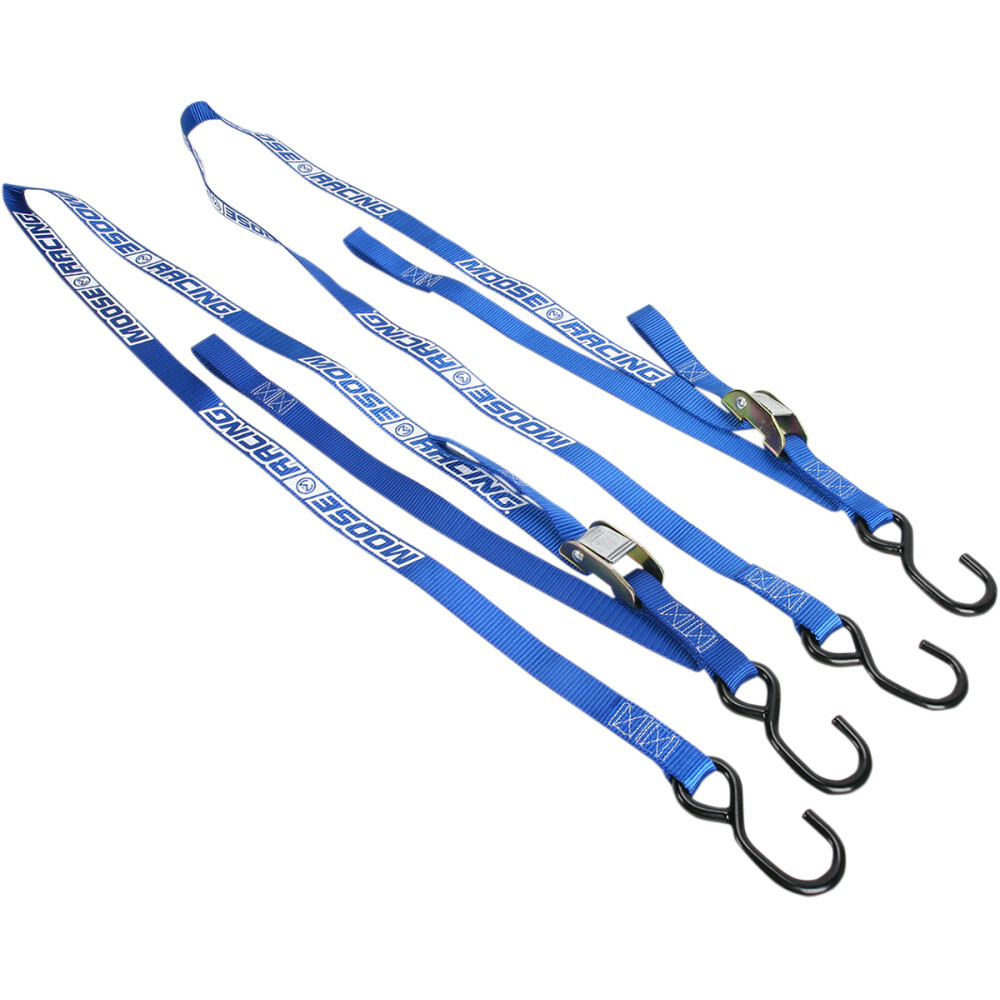 Moose Racing Soft-Tie Tie-Downs - Blue | 3920-0304