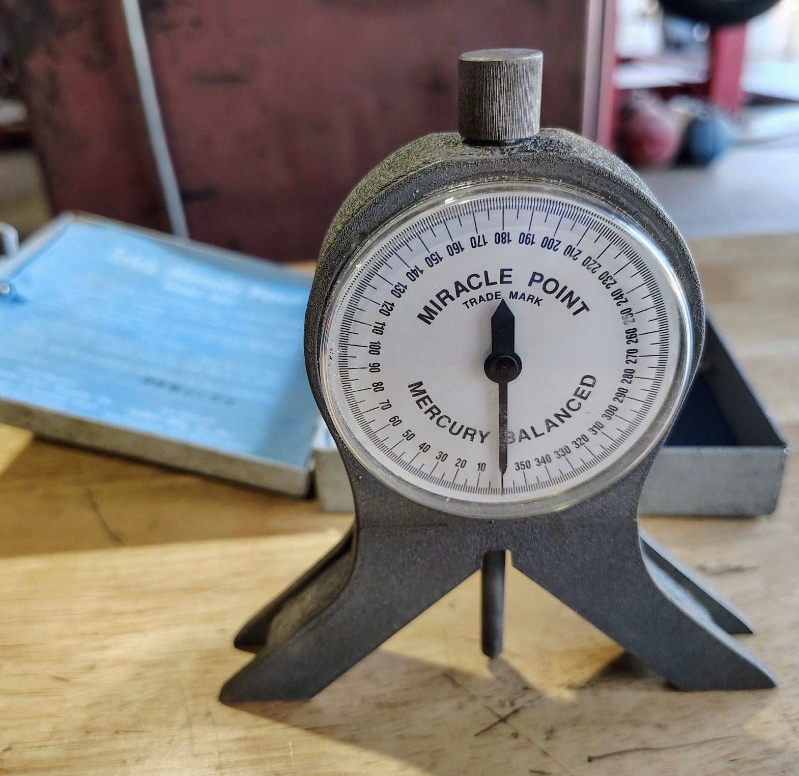 Calibrated  Erick Miracle Point Mercury Balanced Dial Indicator Gauge 900 NEW