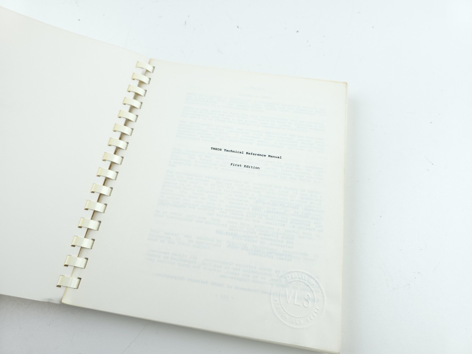 Theos Operating Language Programming Users Guide Manual Vintage Computer