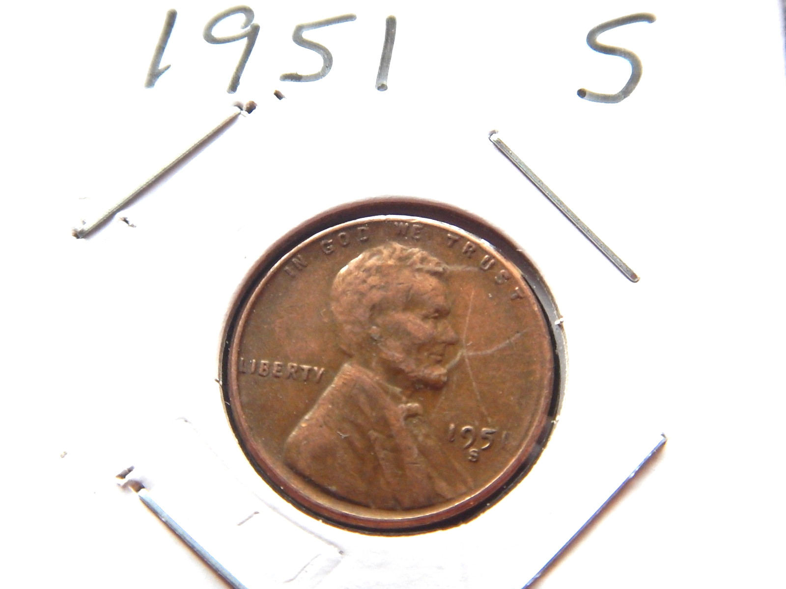 1951 (S) Lincoln Penny