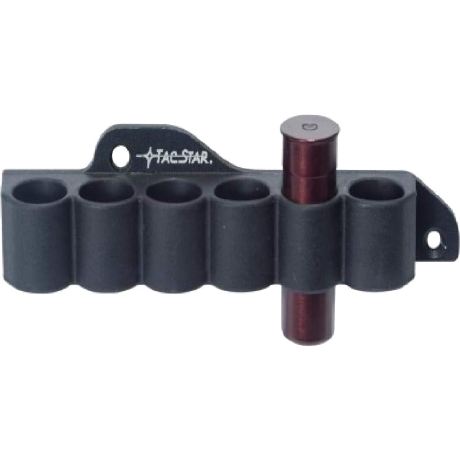 Shotgun Shell Holder Synthetic Rubber Slimline SideSaddle Black 12 Gauge