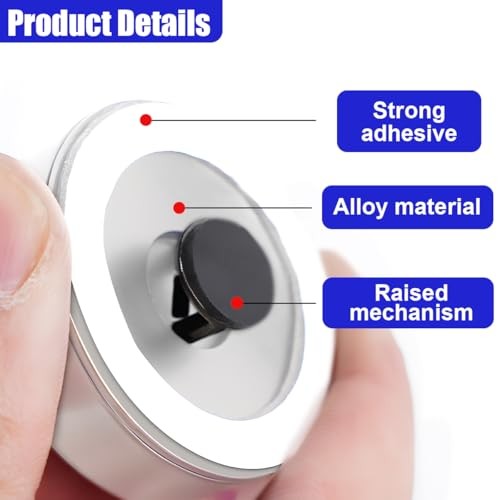 Ball-bar Car Push Starter Button Cover, Alloy Auto Engine Ignition Sliver