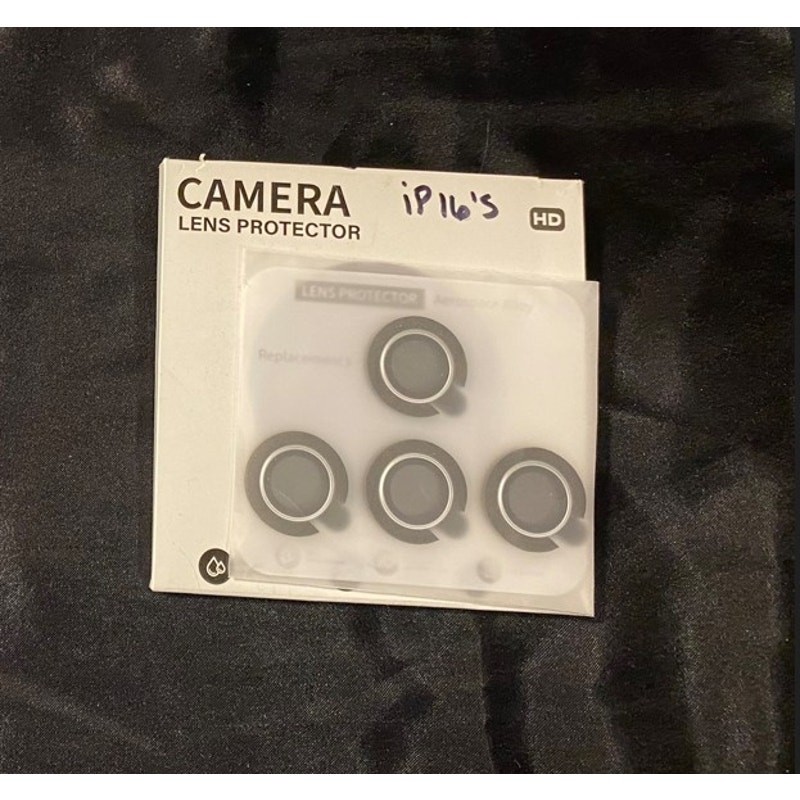 Brand New iPhone 16 Single Lens Protectors- Silver