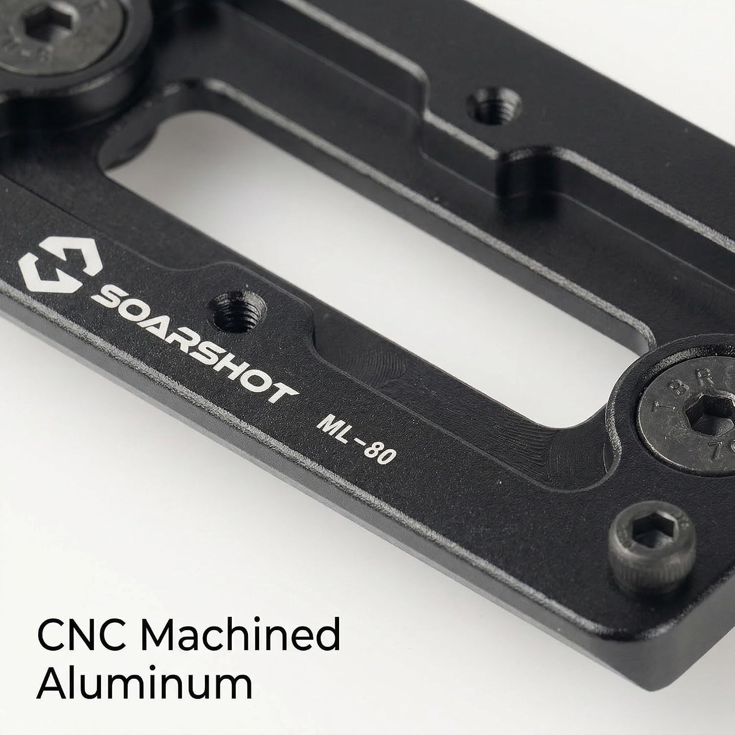 MLOK Arca Rail Adapter, Quick Release Dovetail Plate Compatible with Arca-Swiss