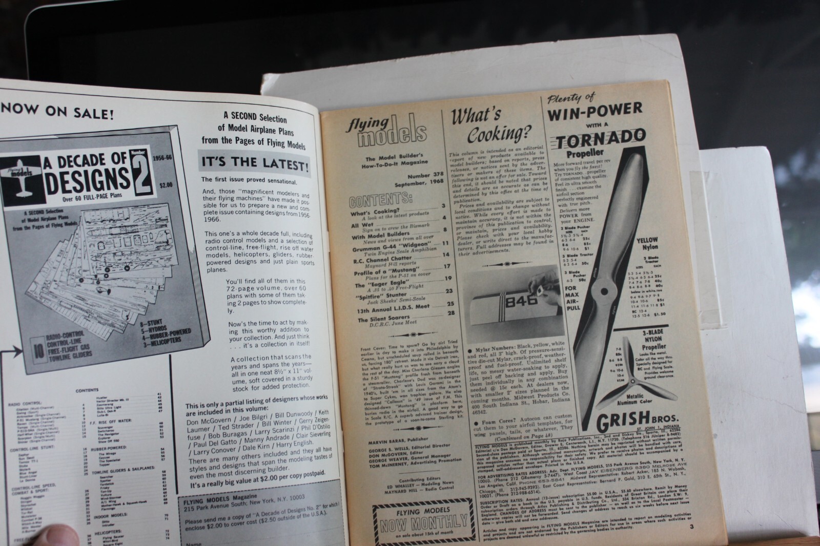 Flying Models September 1968