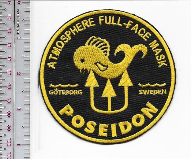 SCUBA Diving Sweden Poseidon Atmosphere Full-Face Mask Dykning Got vel NO TARIFF