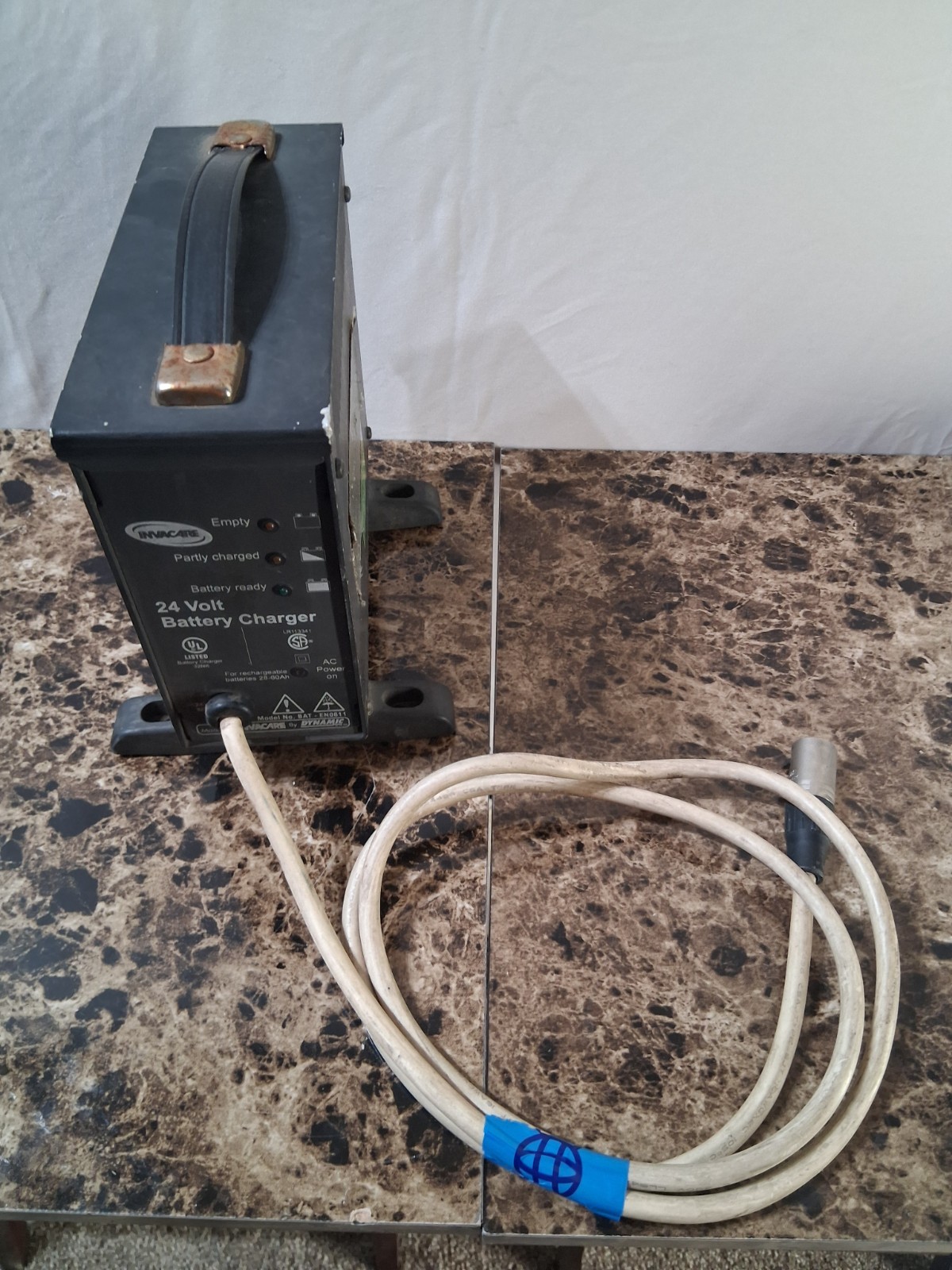 Pride Mobility ELEASMB5683 HP1202B Black 24V 2A 3-Pin XLR Charger Tested