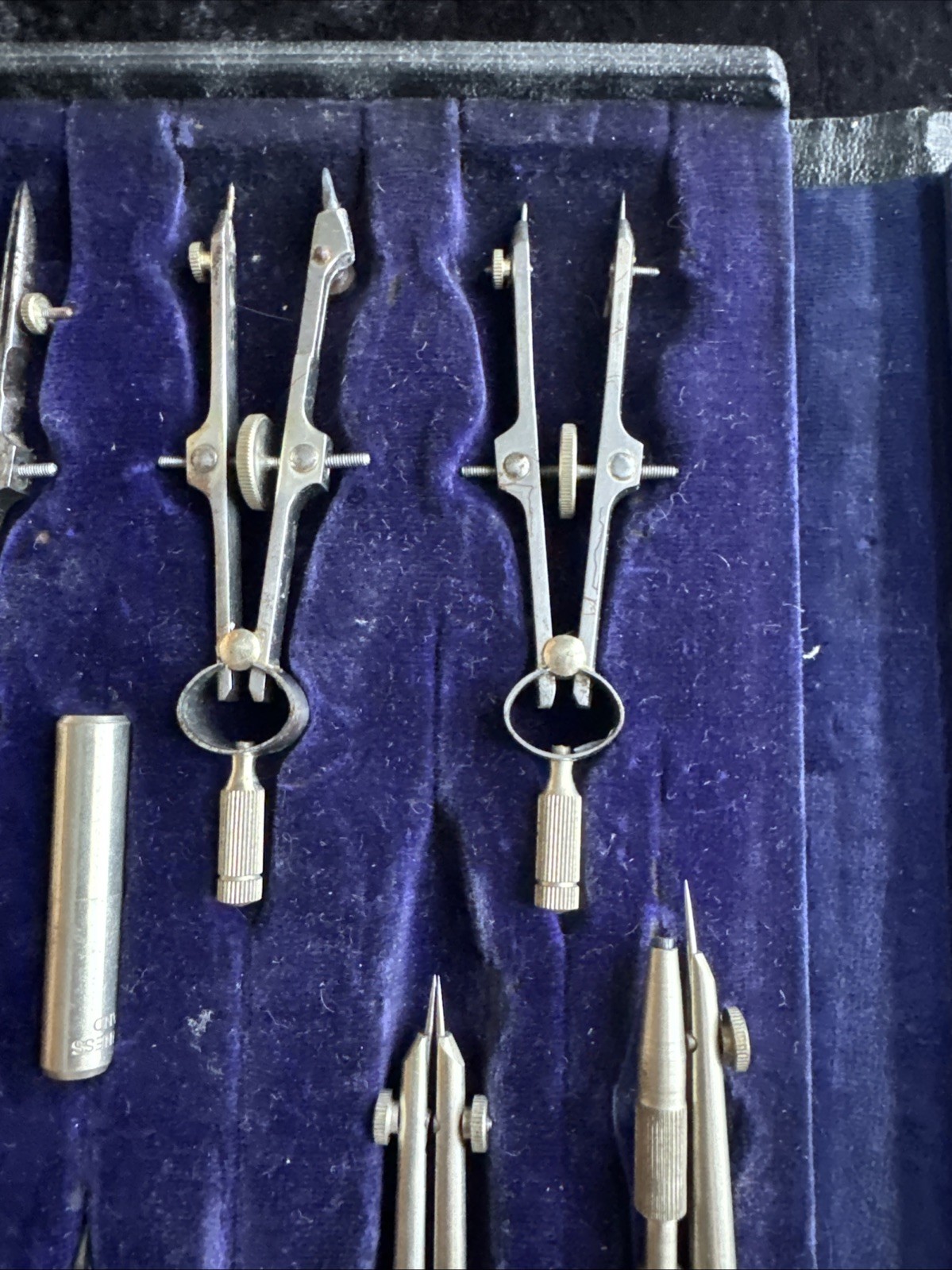 vintage lee guinness technical drawing set