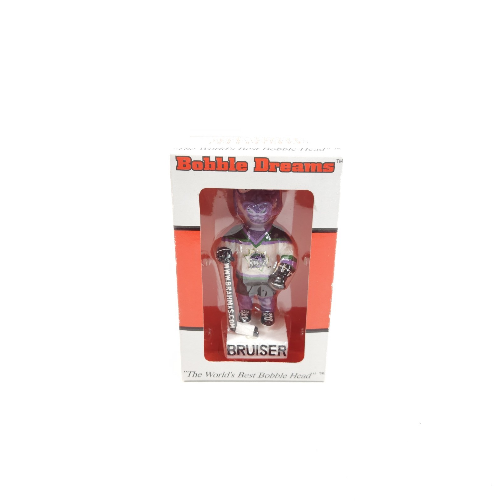 Vtg Bobble Dreams Fort Worth Texas Brahmas Mascot Bruiser Bobblehead New