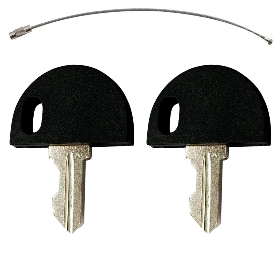 2PCS Replacement Ignition Keys for Pride Mobility Scooters – Compatible Black