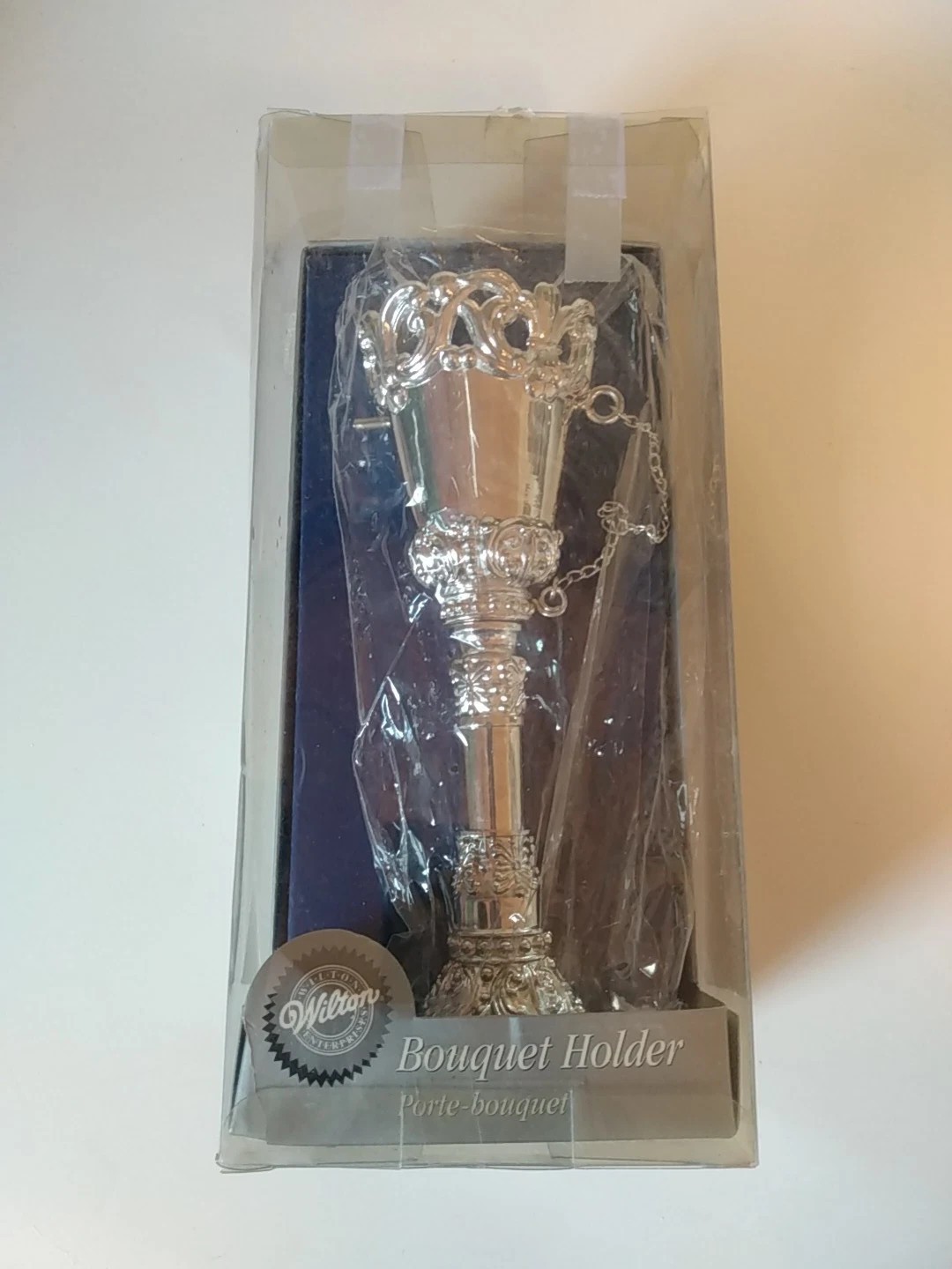 Silver Plated Wedding Bouquet Holder From Wilton