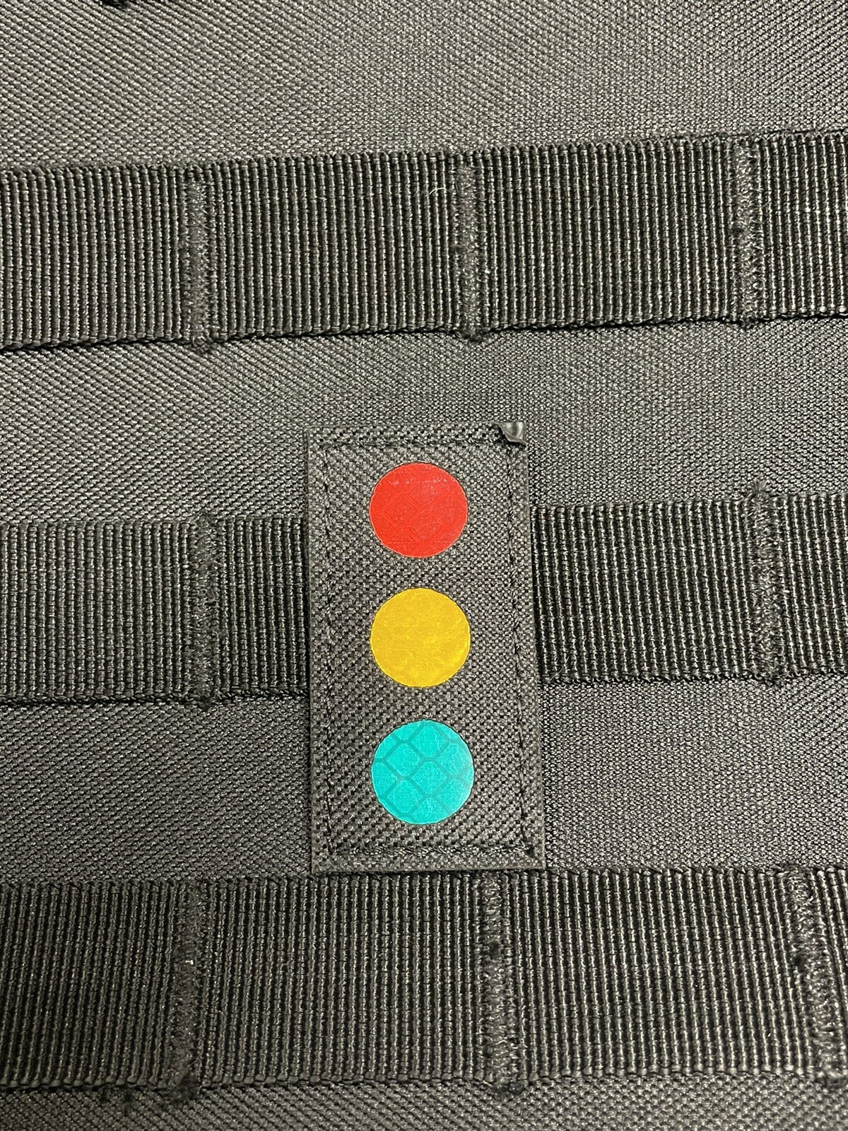 Reflective IR Stop Light Traffic Patch Hook & Loop Airsoft Morale Tactical