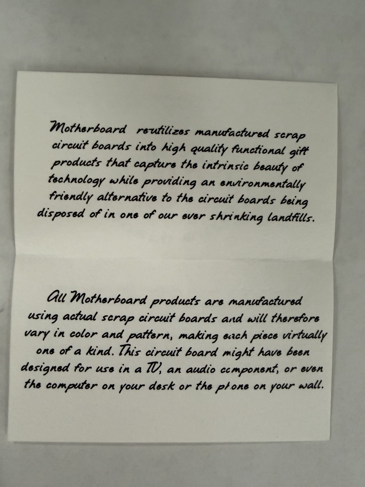 Motherboard Spiral Note Pad